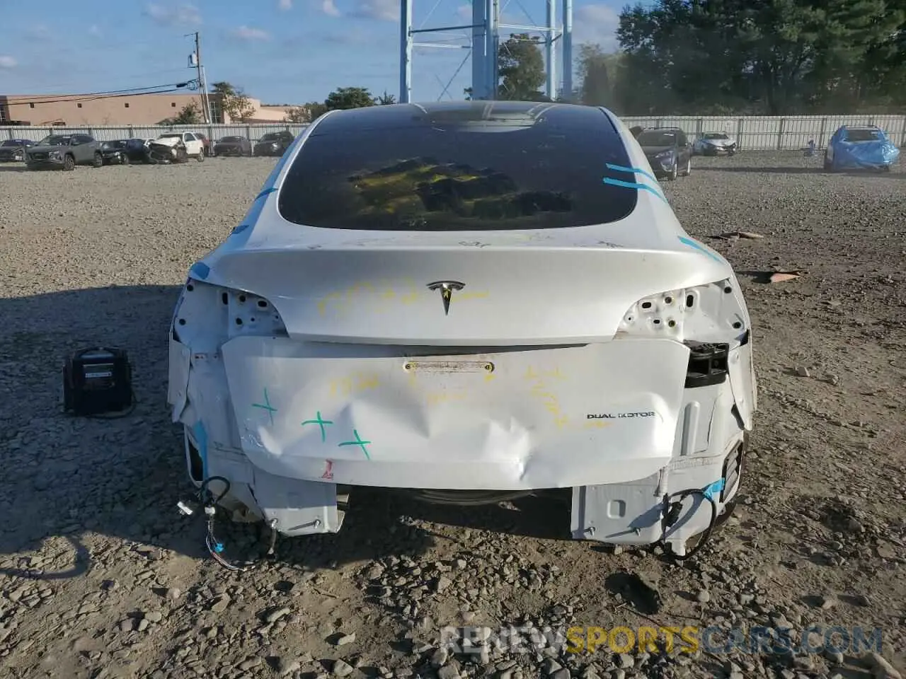 6 Photograph of a damaged car 7SAYGDEEXPA104856 TESLA MODEL Y 2023
