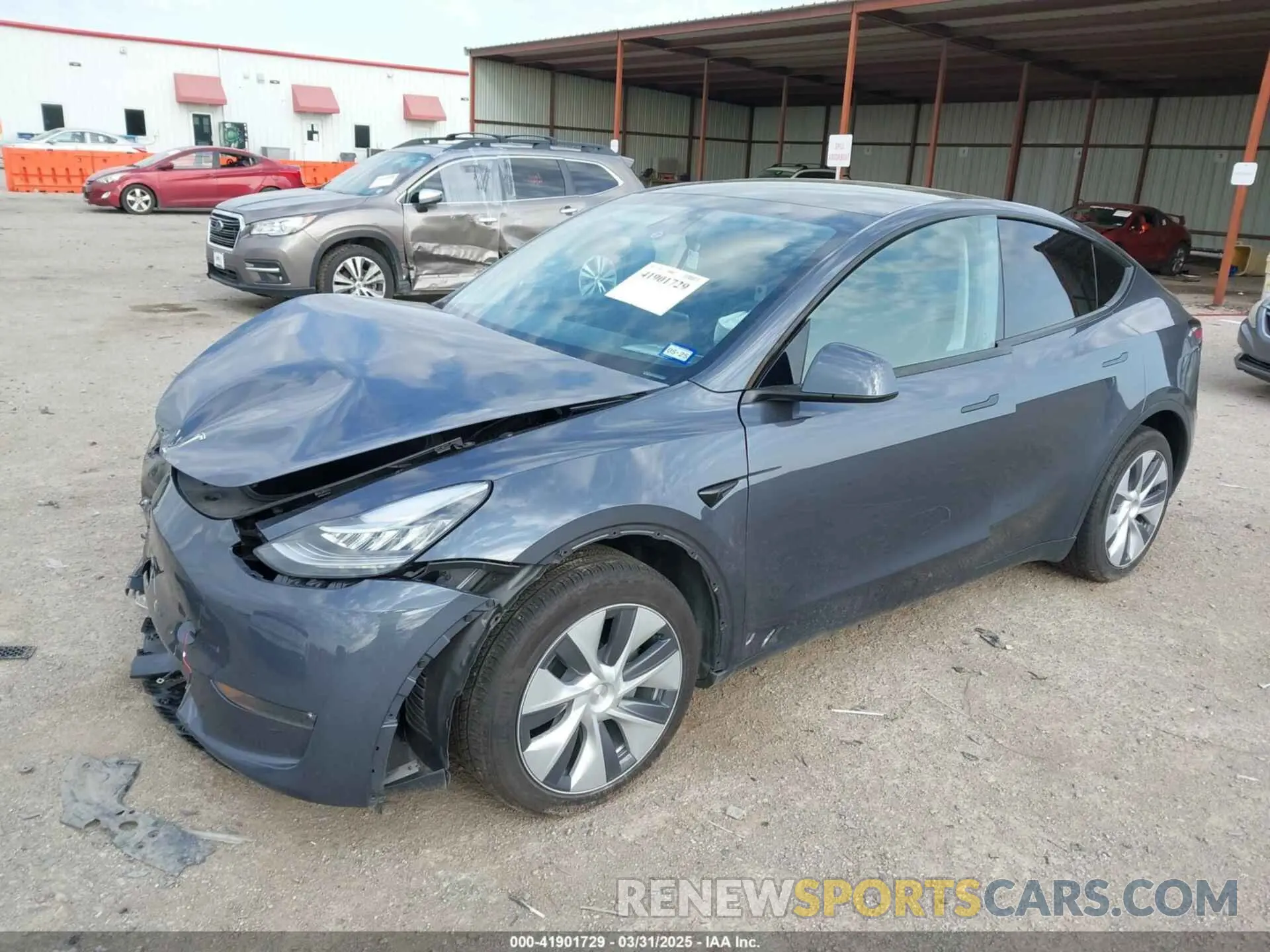 2 Photograph of a damaged car 7SAYGDEEXPA124203 TESLA MODEL Y 2023