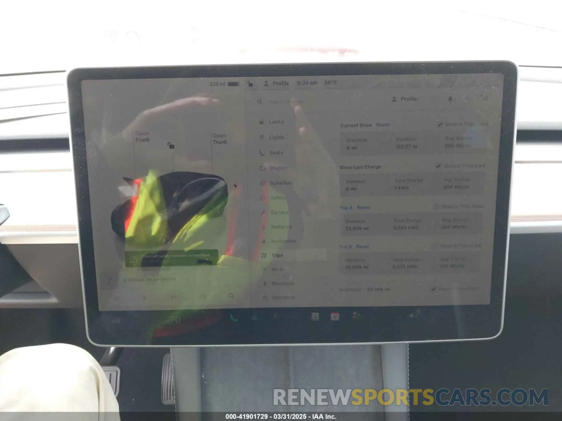 7 Photograph of a damaged car 7SAYGDEEXPA124203 TESLA MODEL Y 2023