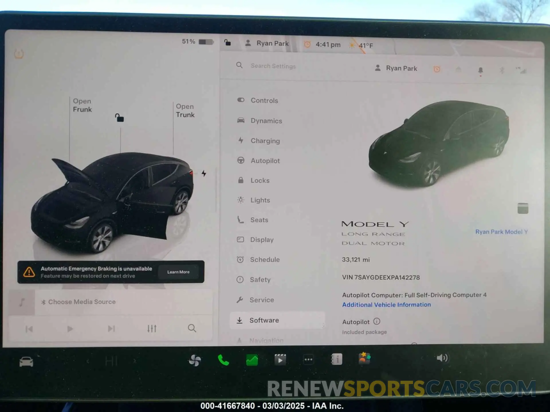 7 Photograph of a damaged car 7SAYGDEEXPA142278 TESLA MODEL Y 2023