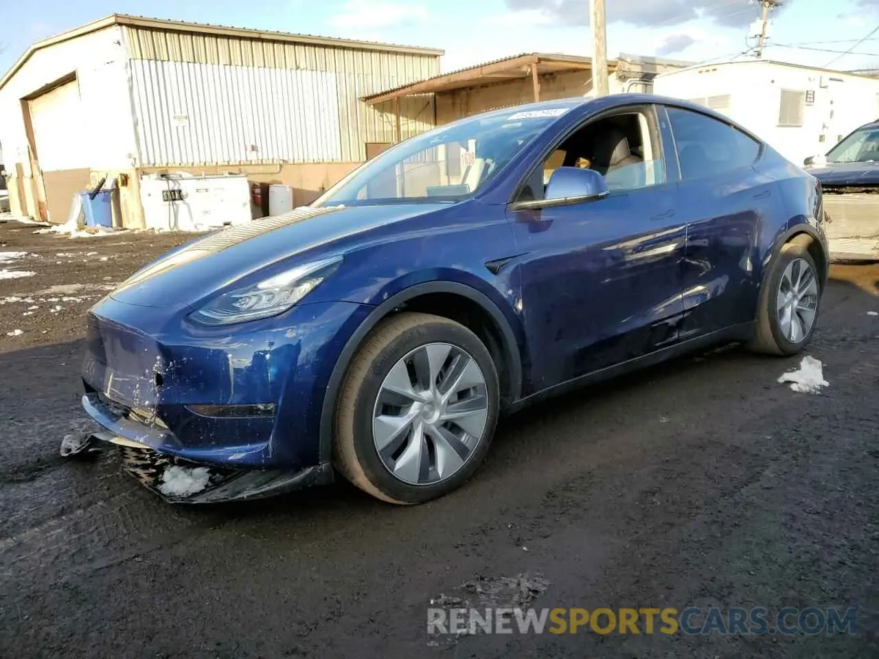 1 Photograph of a damaged car 7SAYGDEEXPA157556 TESLA MODEL Y 2023