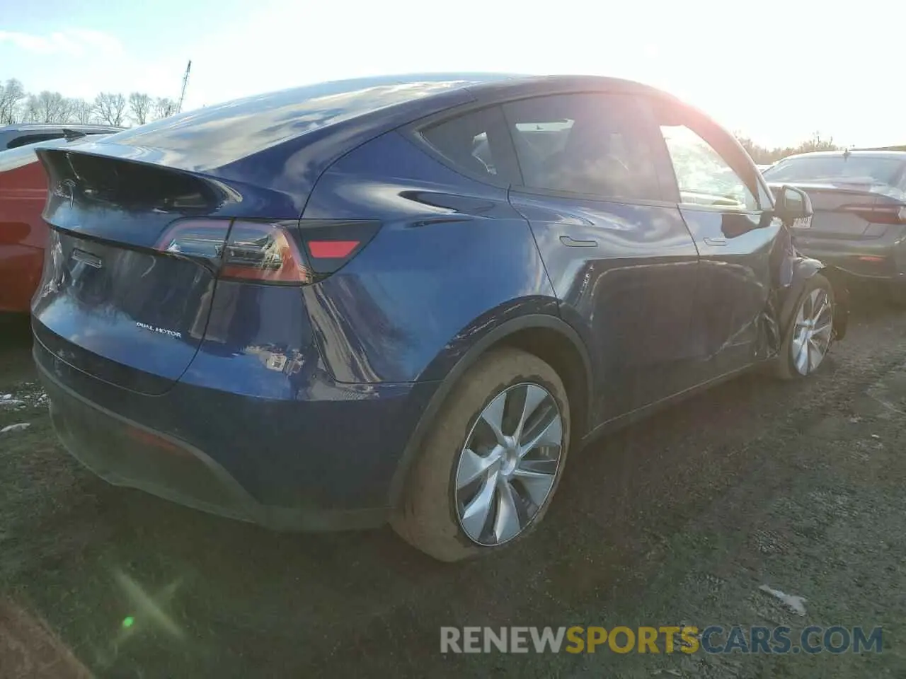 3 Photograph of a damaged car 7SAYGDEEXPA157556 TESLA MODEL Y 2023