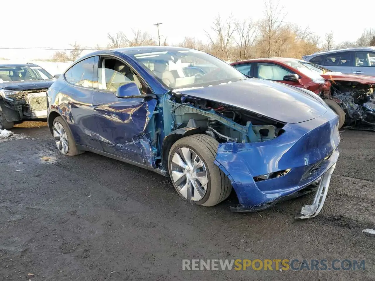 4 Photograph of a damaged car 7SAYGDEEXPA157556 TESLA MODEL Y 2023