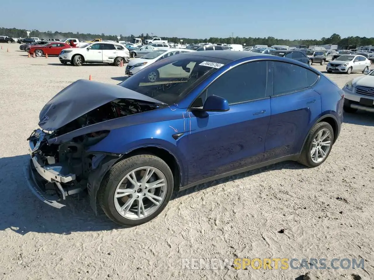 1 Photograph of a damaged car 7SAYGDEEXPA158593 TESLA MODEL Y 2023
