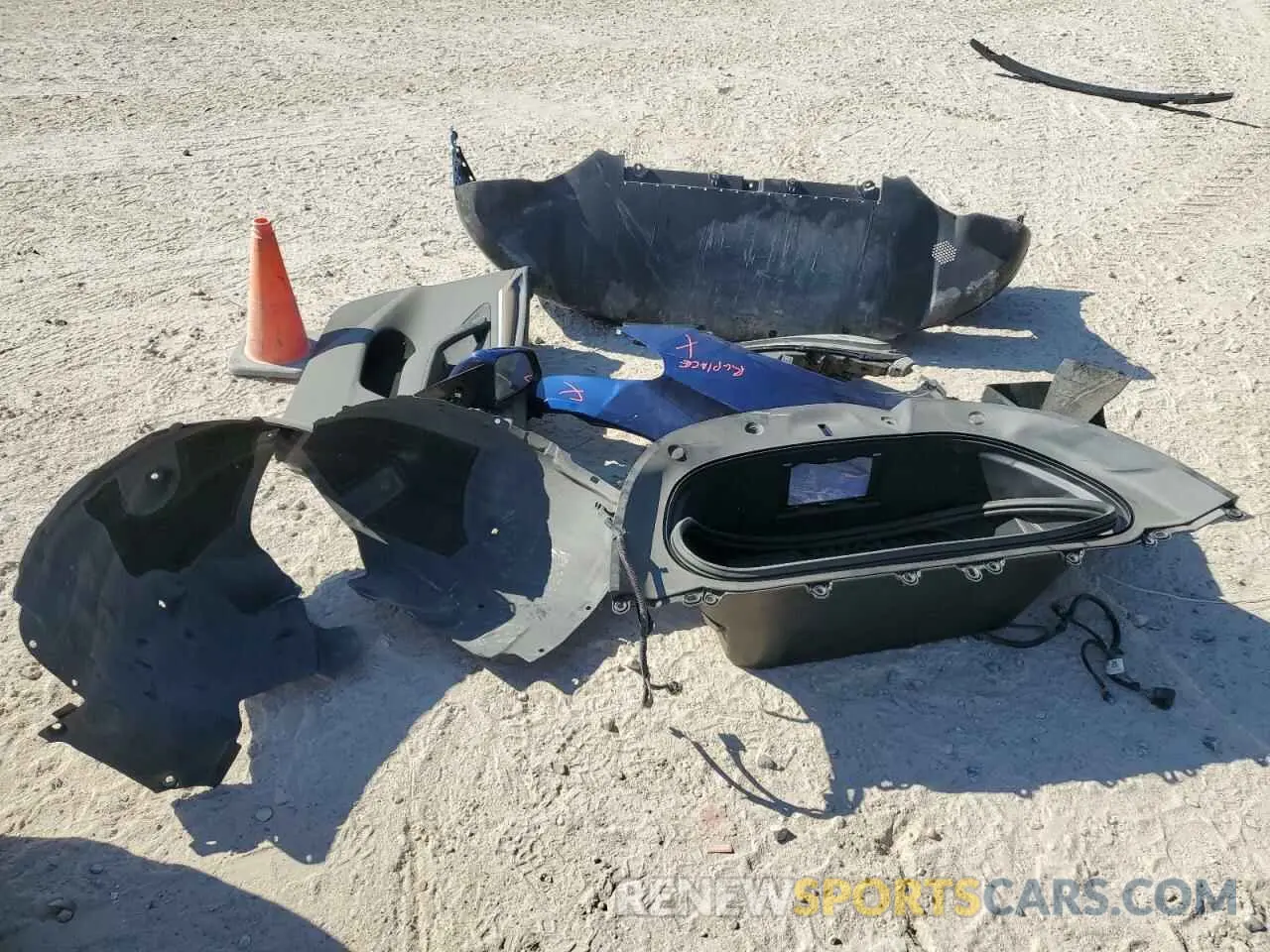13 Photograph of a damaged car 7SAYGDEEXPA158593 TESLA MODEL Y 2023