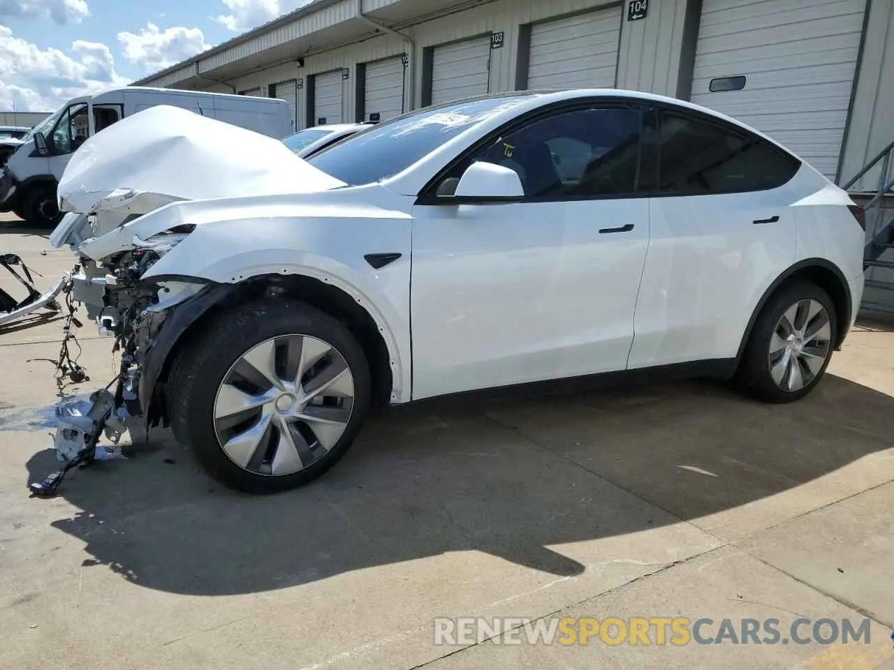 1 Photograph of a damaged car 7SAYGDEEXPA162918 TESLA MODEL Y 2023