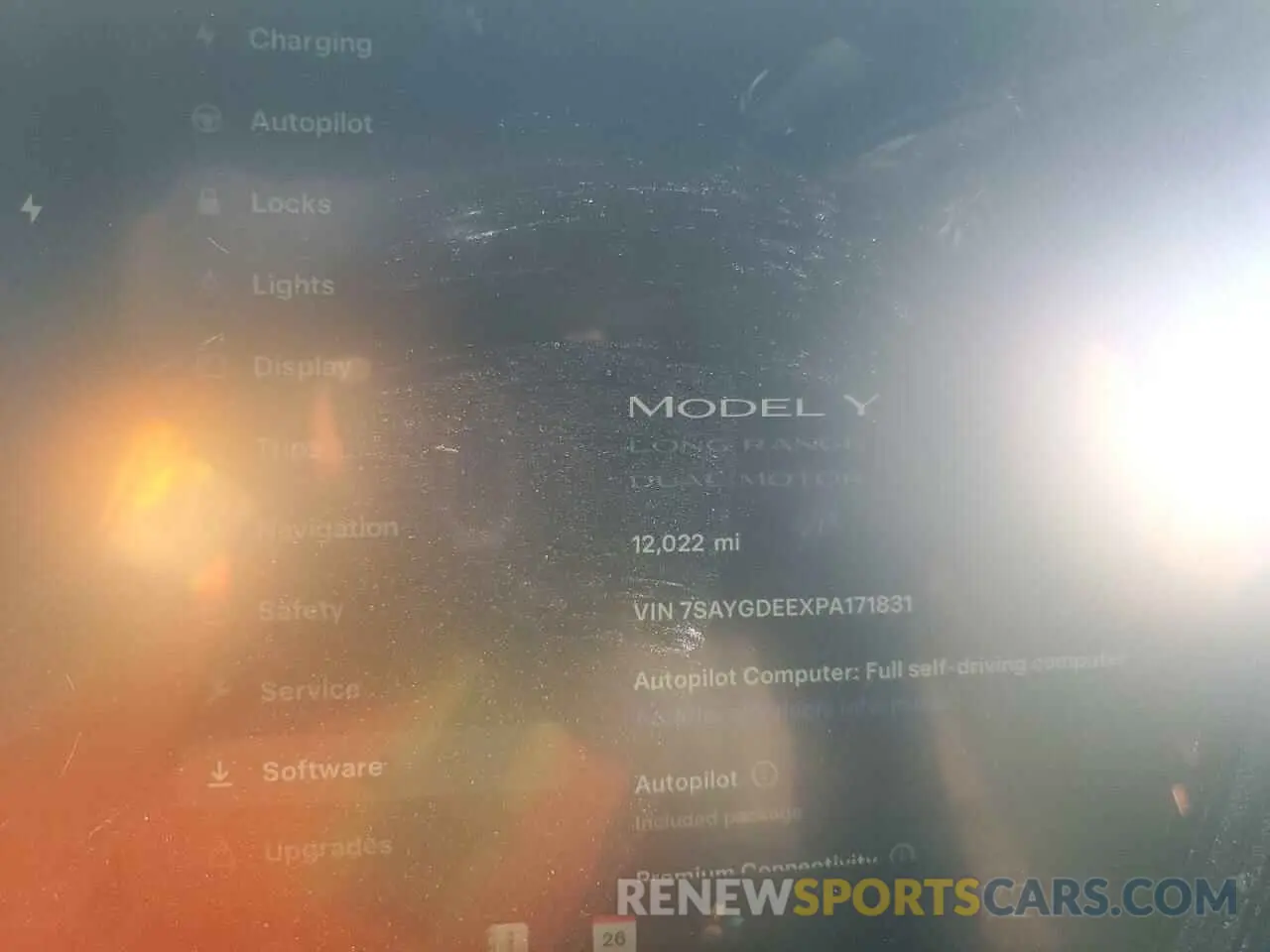 9 Photograph of a damaged car 7SAYGDEEXPA171831 TESLA MODEL Y 2023