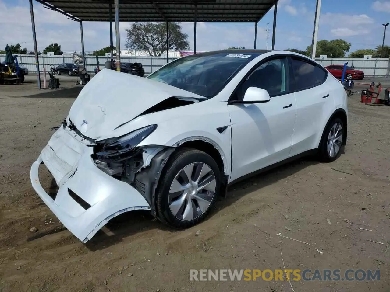 1 Photograph of a damaged car 7SAYGDEEXPA174003 TESLA MODEL Y 2023