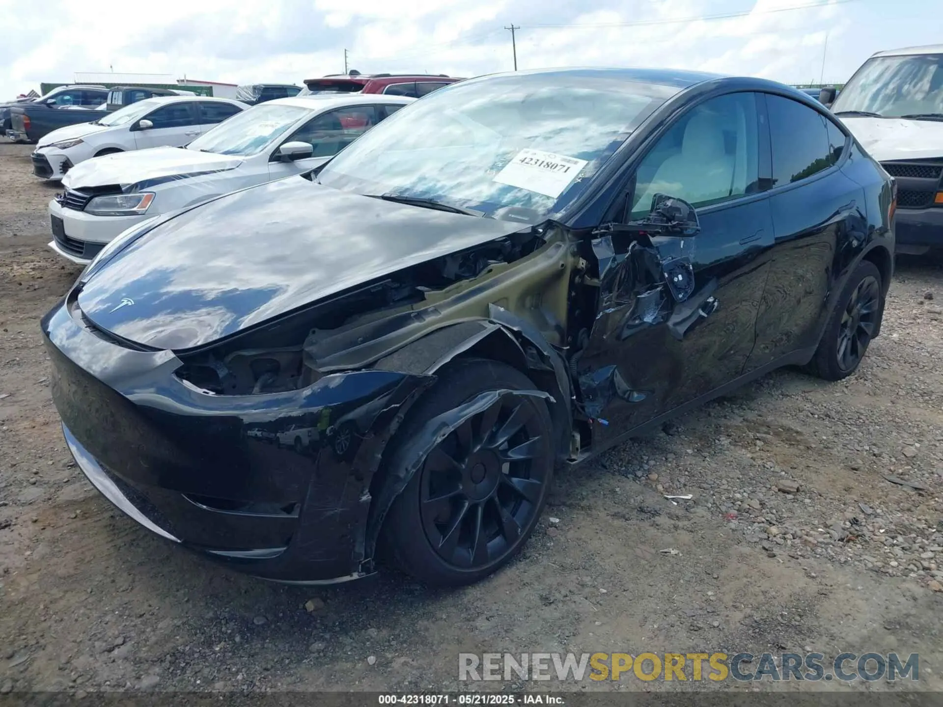 2 Photograph of a damaged car 7SAYGDEEXPA177645 TESLA MODEL Y 2023
