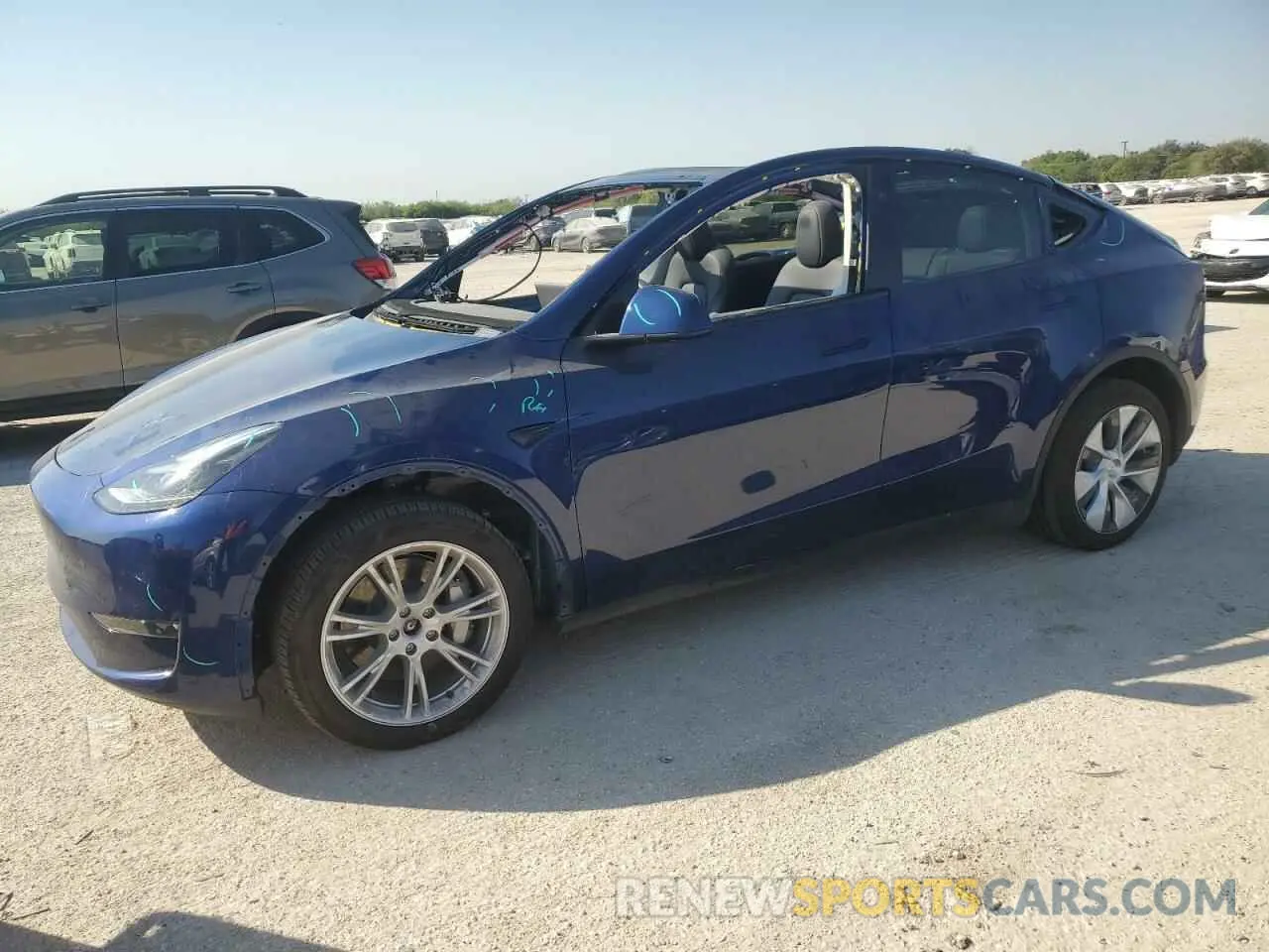 1 Photograph of a damaged car 7SAYGDEEXPA190217 TESLA MODEL Y 2023