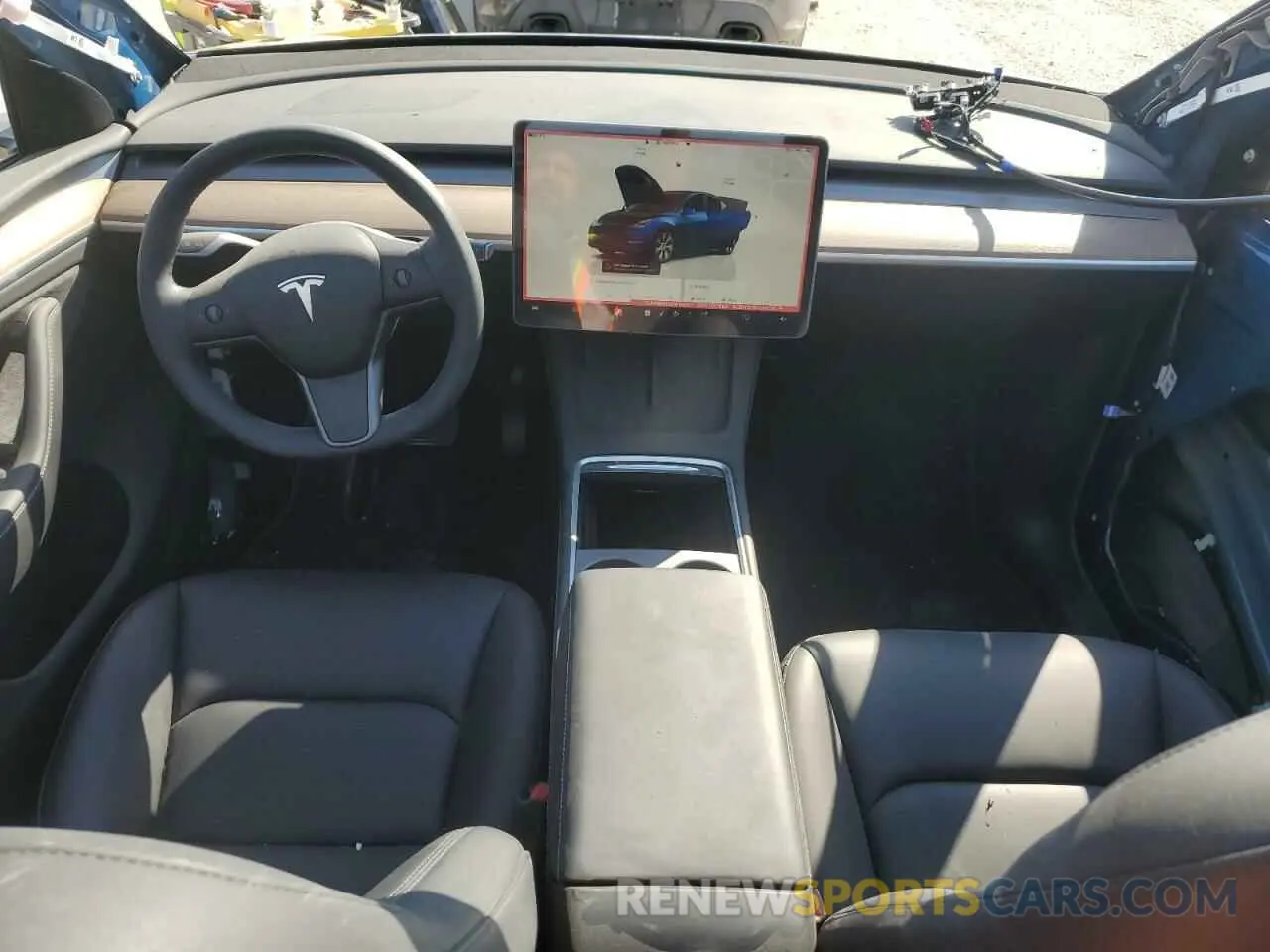 8 Photograph of a damaged car 7SAYGDEEXPA190217 TESLA MODEL Y 2023