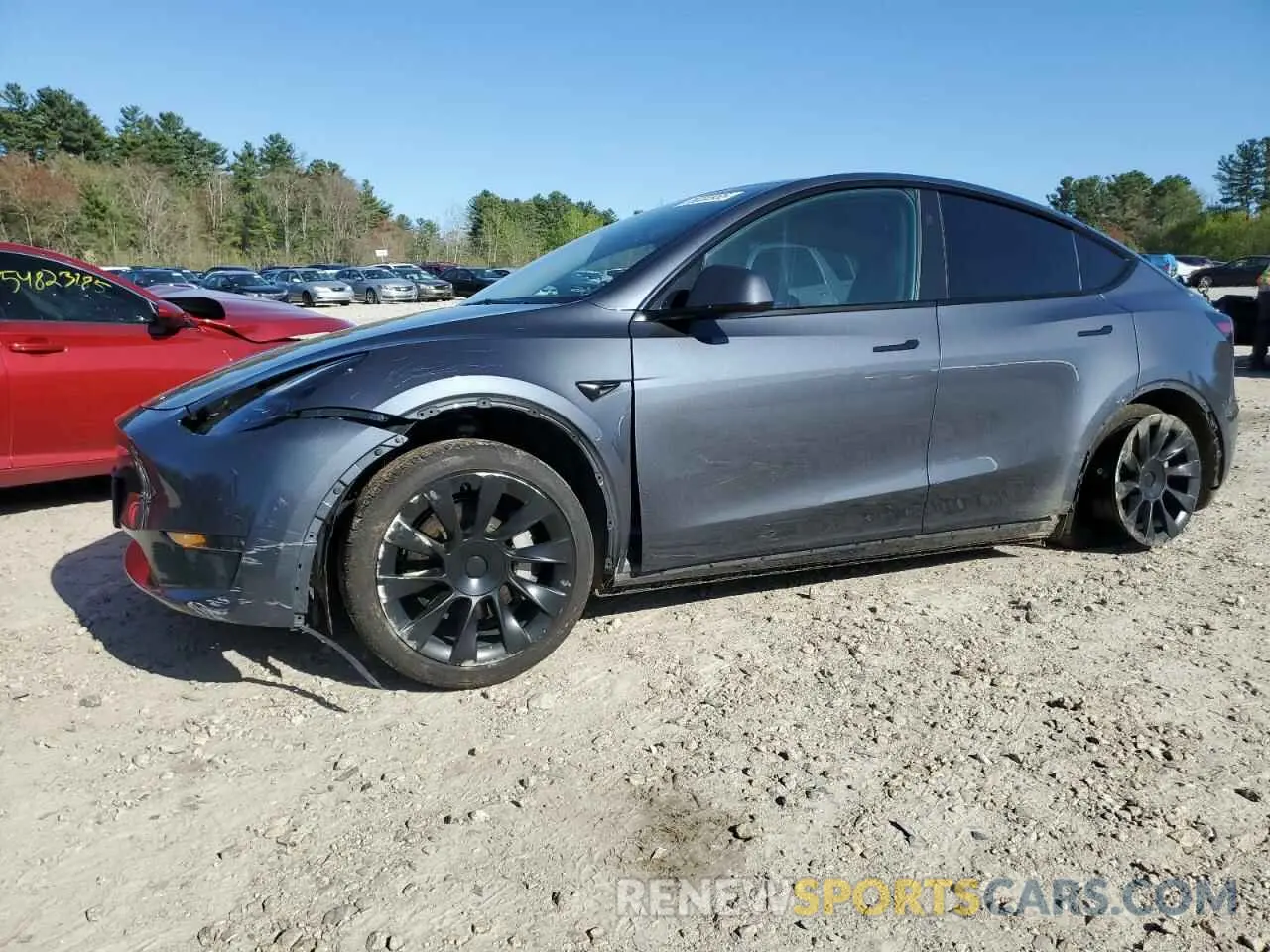 1 Photograph of a damaged car 7SAYGDEEXPA192923 TESLA MODEL Y 2023