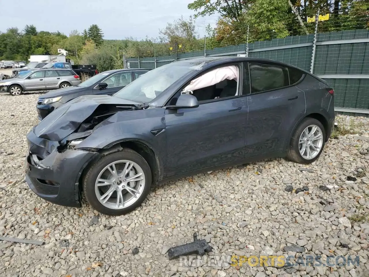 1 Photograph of a damaged car 7SAYGDEEXPA202737 TESLA MODEL Y 2023