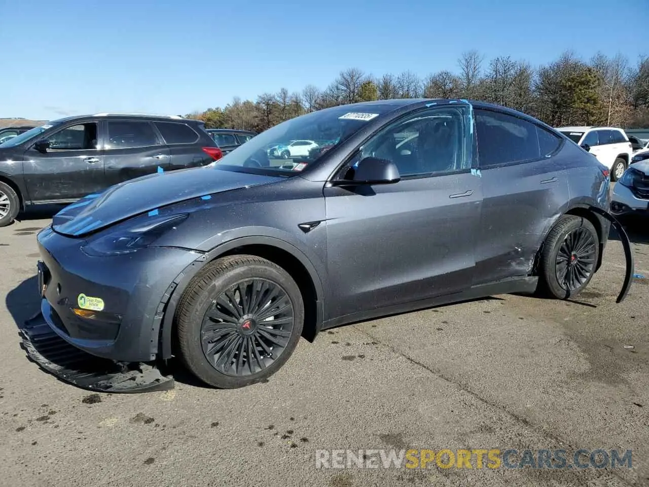 1 Photograph of a damaged car 7SAYGDEEXPA202768 TESLA MODEL Y 2023