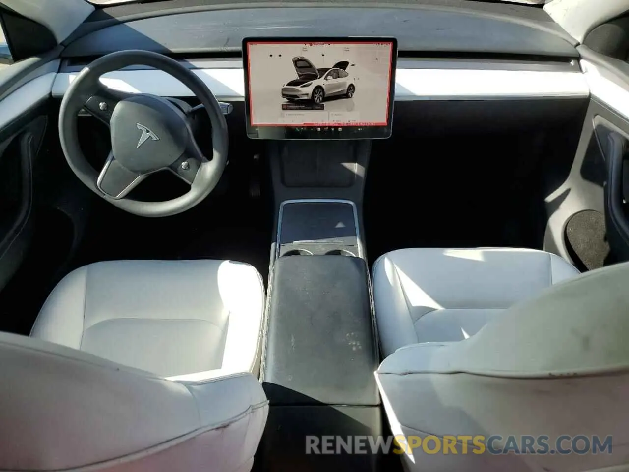 8 Photograph of a damaged car 7SAYGDEEXPF607984 TESLA MODEL Y 2023