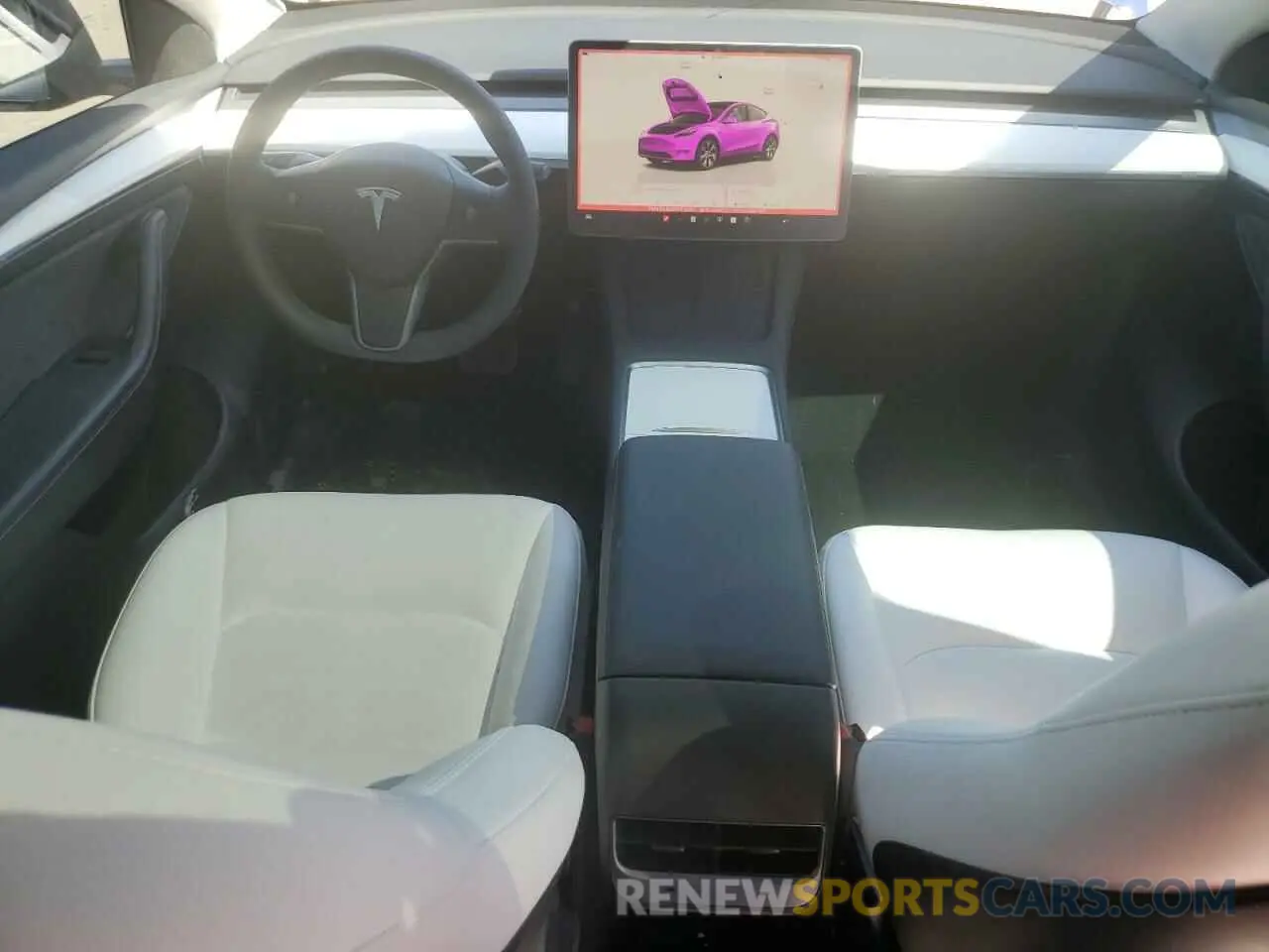 8 Photograph of a damaged car 7SAYGDEEXPF616099 TESLA MODEL Y 2023