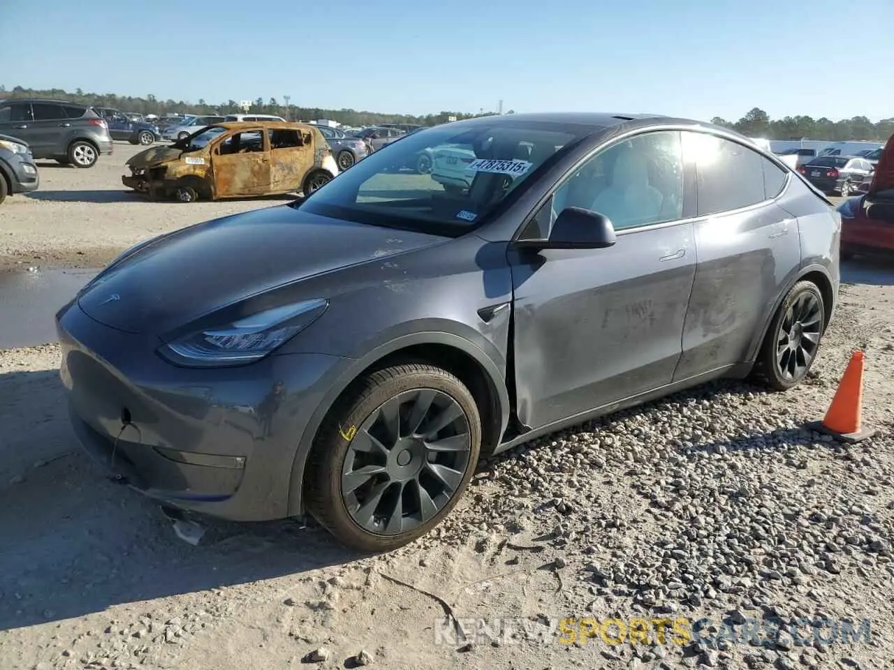 1 Photograph of a damaged car 7SAYGDEEXPF618029 TESLA MODEL Y 2023