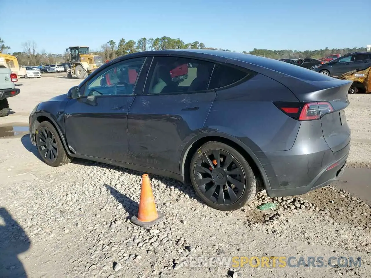 2 Photograph of a damaged car 7SAYGDEEXPF618029 TESLA MODEL Y 2023