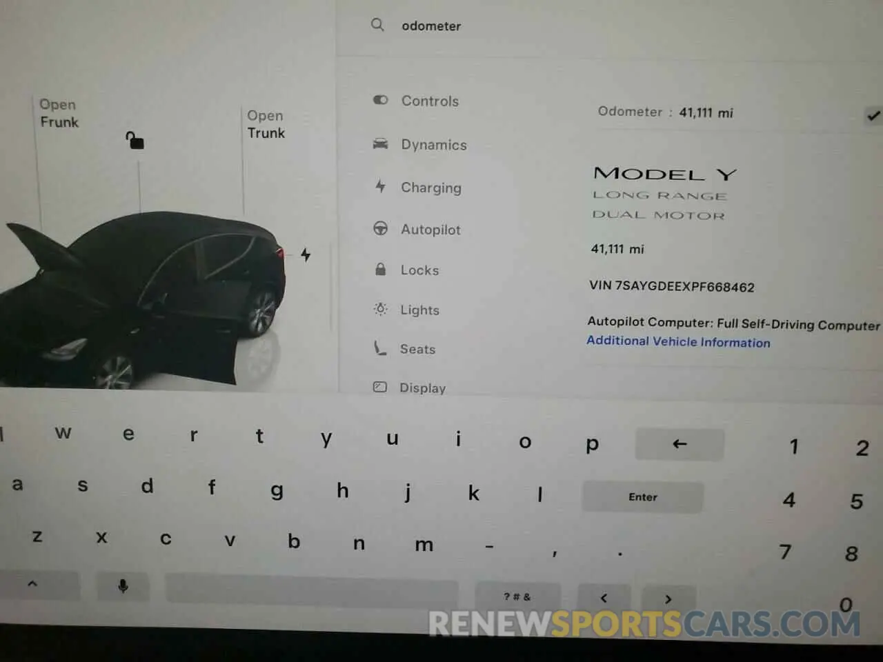 9 Photograph of a damaged car 7SAYGDEEXPF668462 TESLA MODEL Y 2023