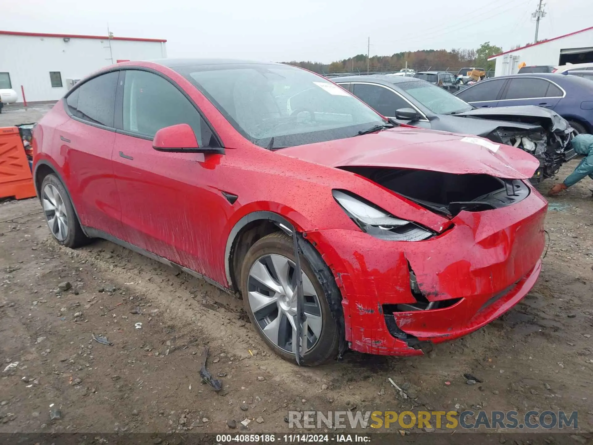 1 Photograph of a damaged car 7SAYGDEEXPF685584 TESLA MODEL Y 2023