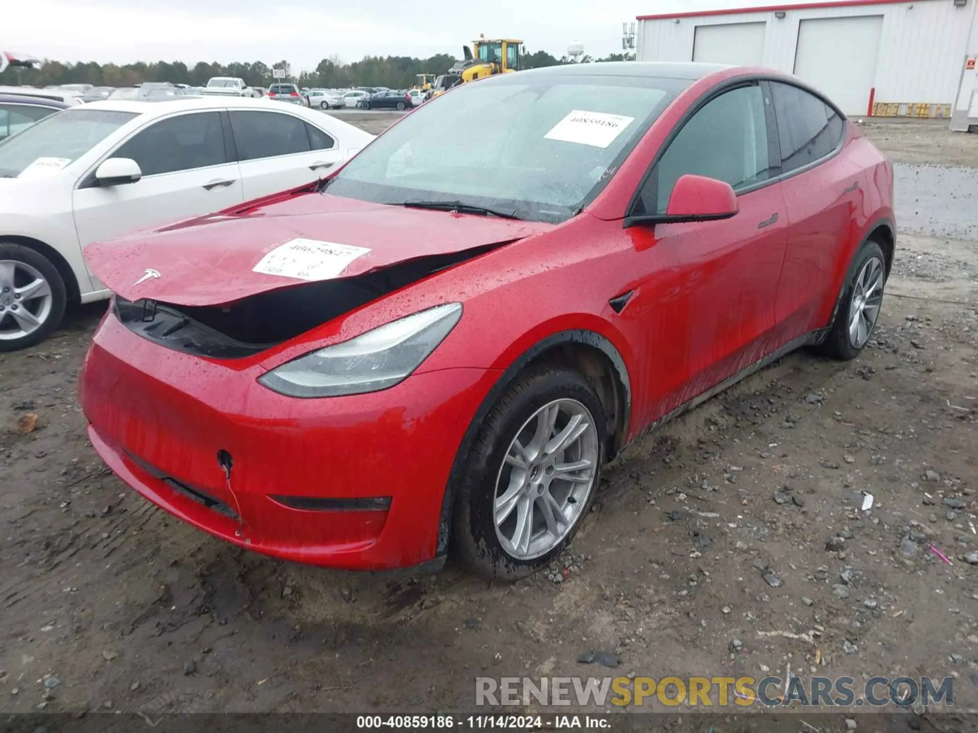2 Photograph of a damaged car 7SAYGDEEXPF685584 TESLA MODEL Y 2023