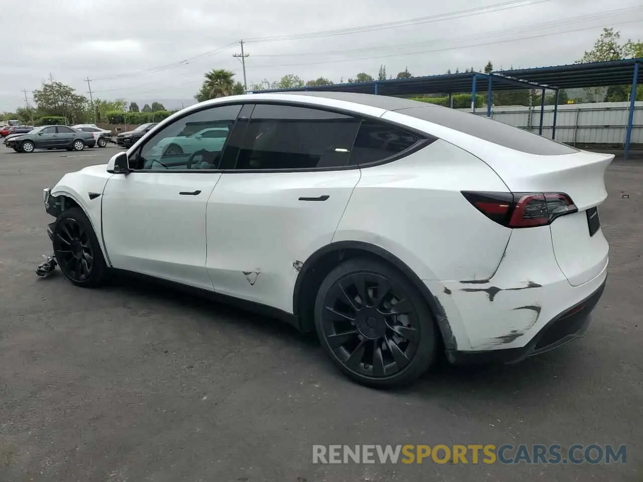 2 Photograph of a damaged car 7SAYGDEEXPF744472 TESLA MODEL Y 2023