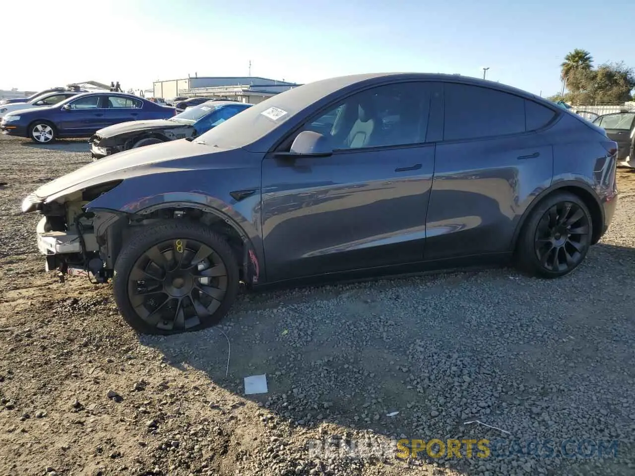 1 Photograph of a damaged car 7SAYGDEEXPF747873 TESLA MODEL Y 2023