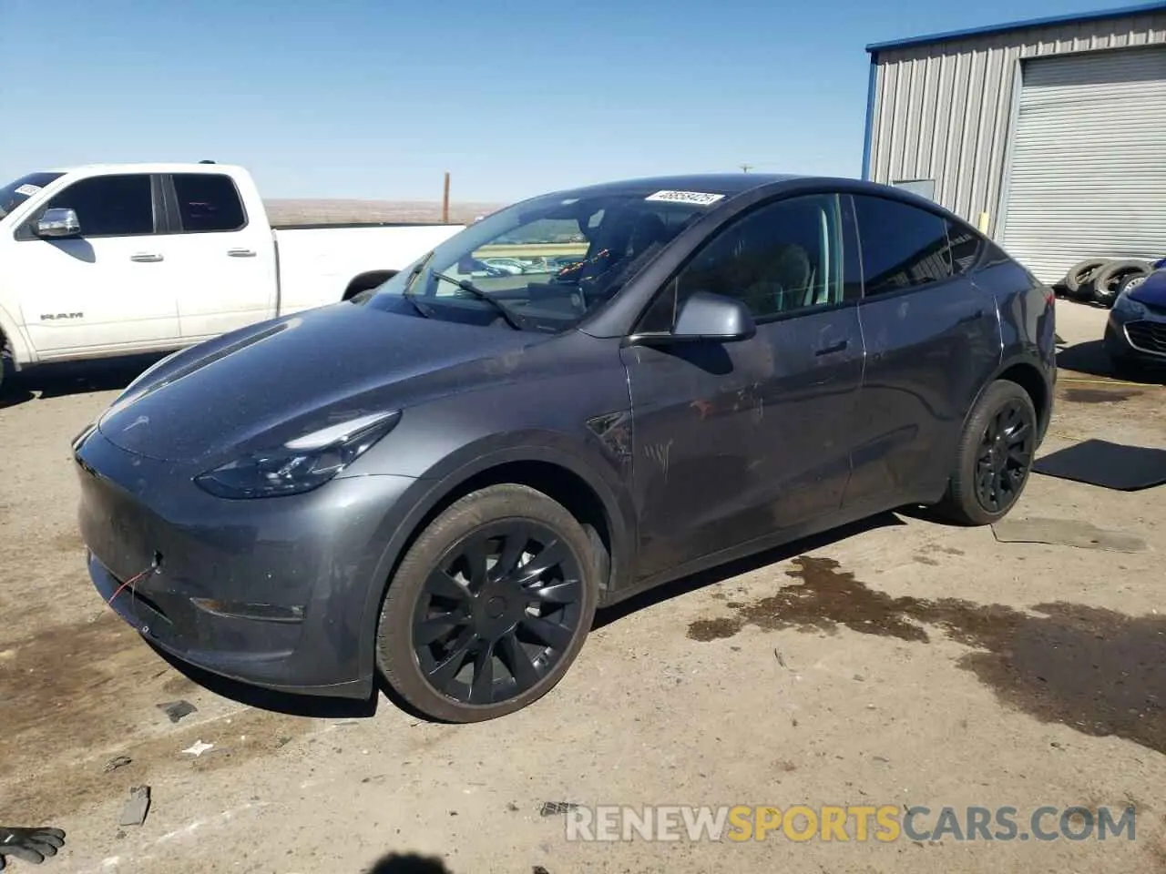 1 Photograph of a damaged car 7SAYGDEEXPF754676 TESLA MODEL Y 2023