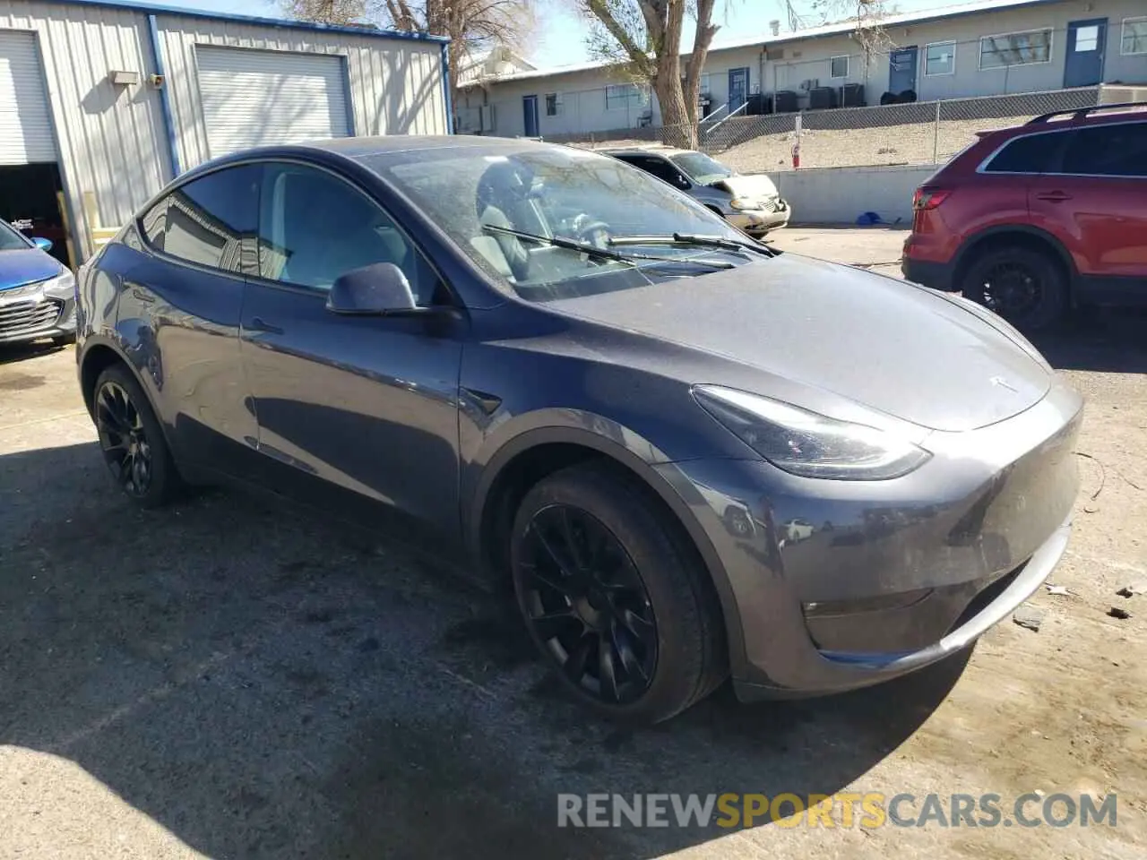 4 Photograph of a damaged car 7SAYGDEEXPF754676 TESLA MODEL Y 2023