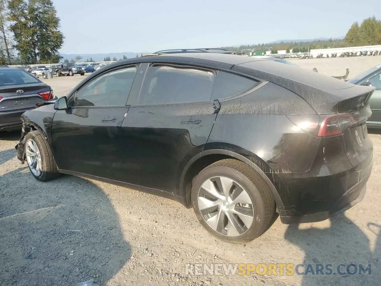 2 Photograph of a damaged car 7SAYGDEEXPF756024 TESLA MODEL Y 2023