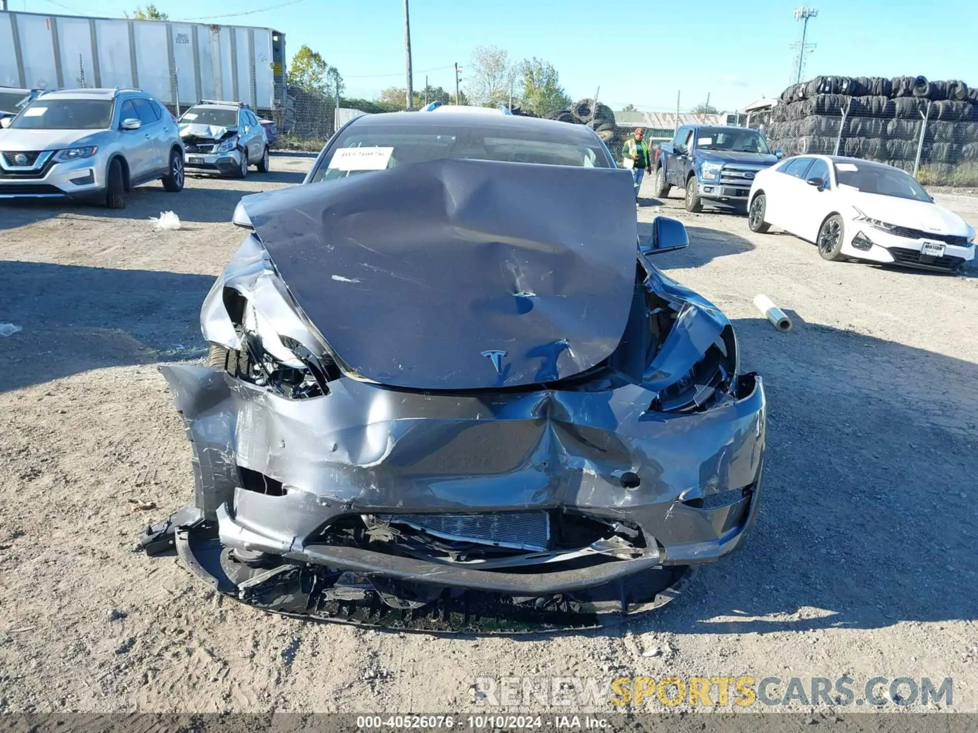 6 Photograph of a damaged car 7SAYGDEEXPF766262 TESLA MODEL Y 2023