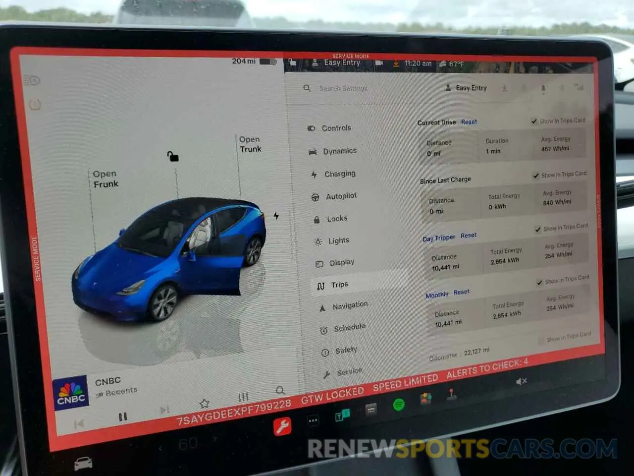 9 Photograph of a damaged car 7SAYGDEEXPF799228 TESLA MODEL Y 2023