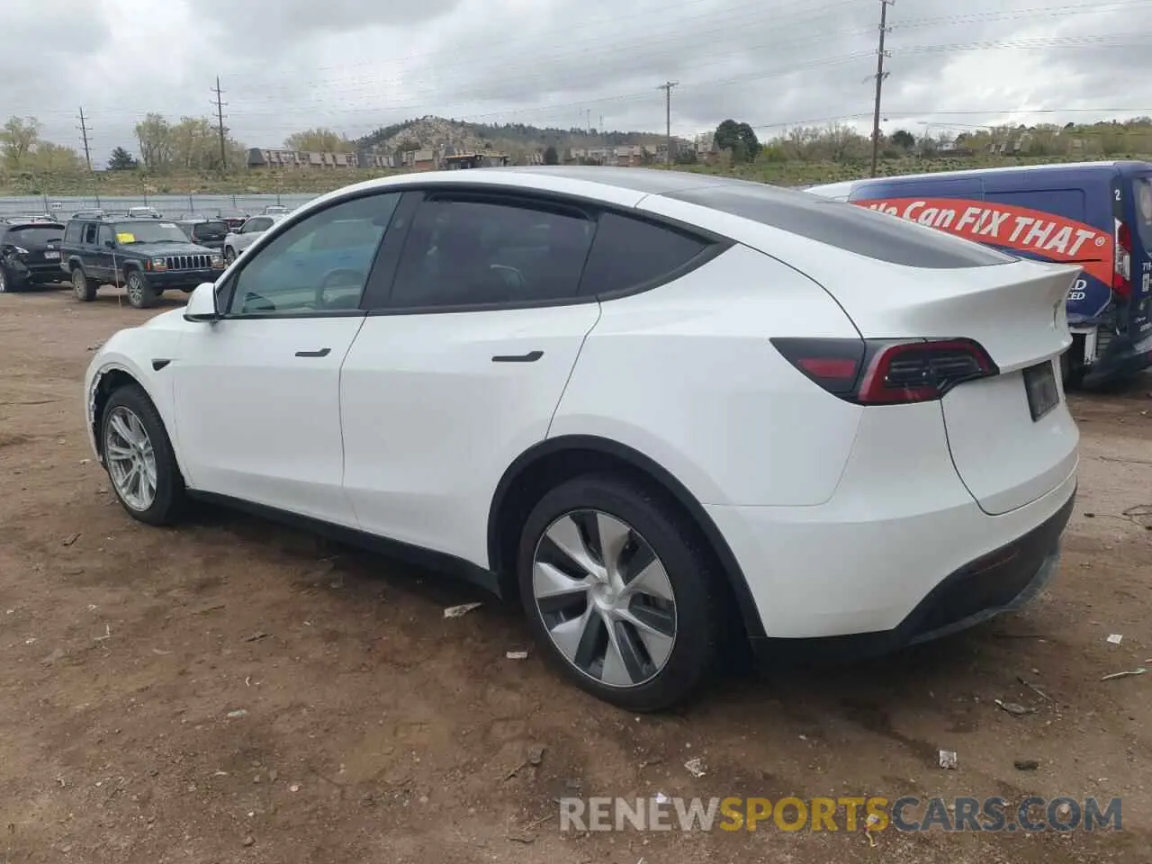 2 Photograph of a damaged car 7SAYGDEEXPF800118 TESLA MODEL Y 2023