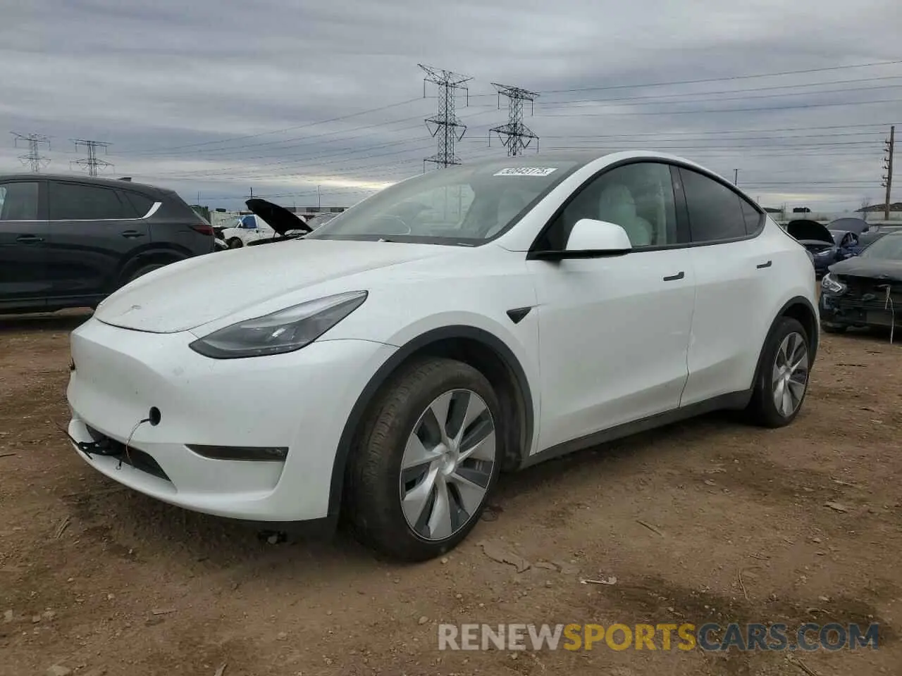 1 Photograph of a damaged car 7SAYGDEEXPF839677 TESLA MODEL Y 2023