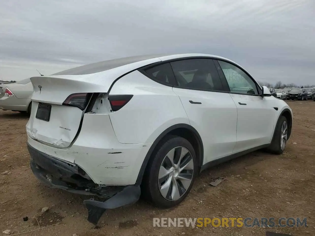 3 Photograph of a damaged car 7SAYGDEEXPF839677 TESLA MODEL Y 2023