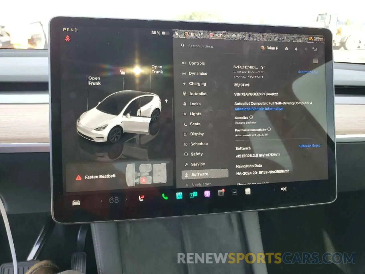 9 Photograph of a damaged car 7SAYGDEEXPF844622 TESLA MODEL Y 2023