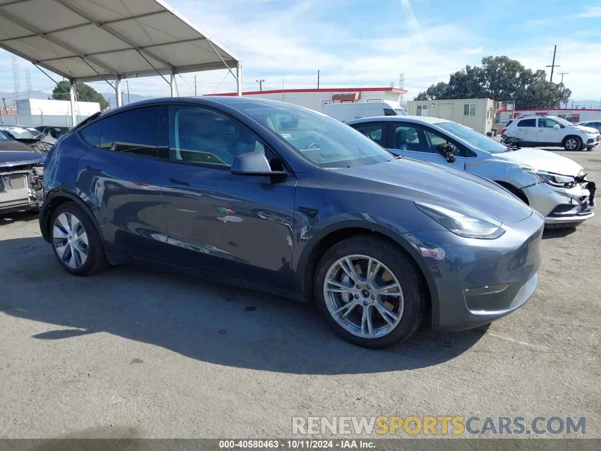 1 Photograph of a damaged car 7SAYGDEEXPF852980 TESLA MODEL Y 2023