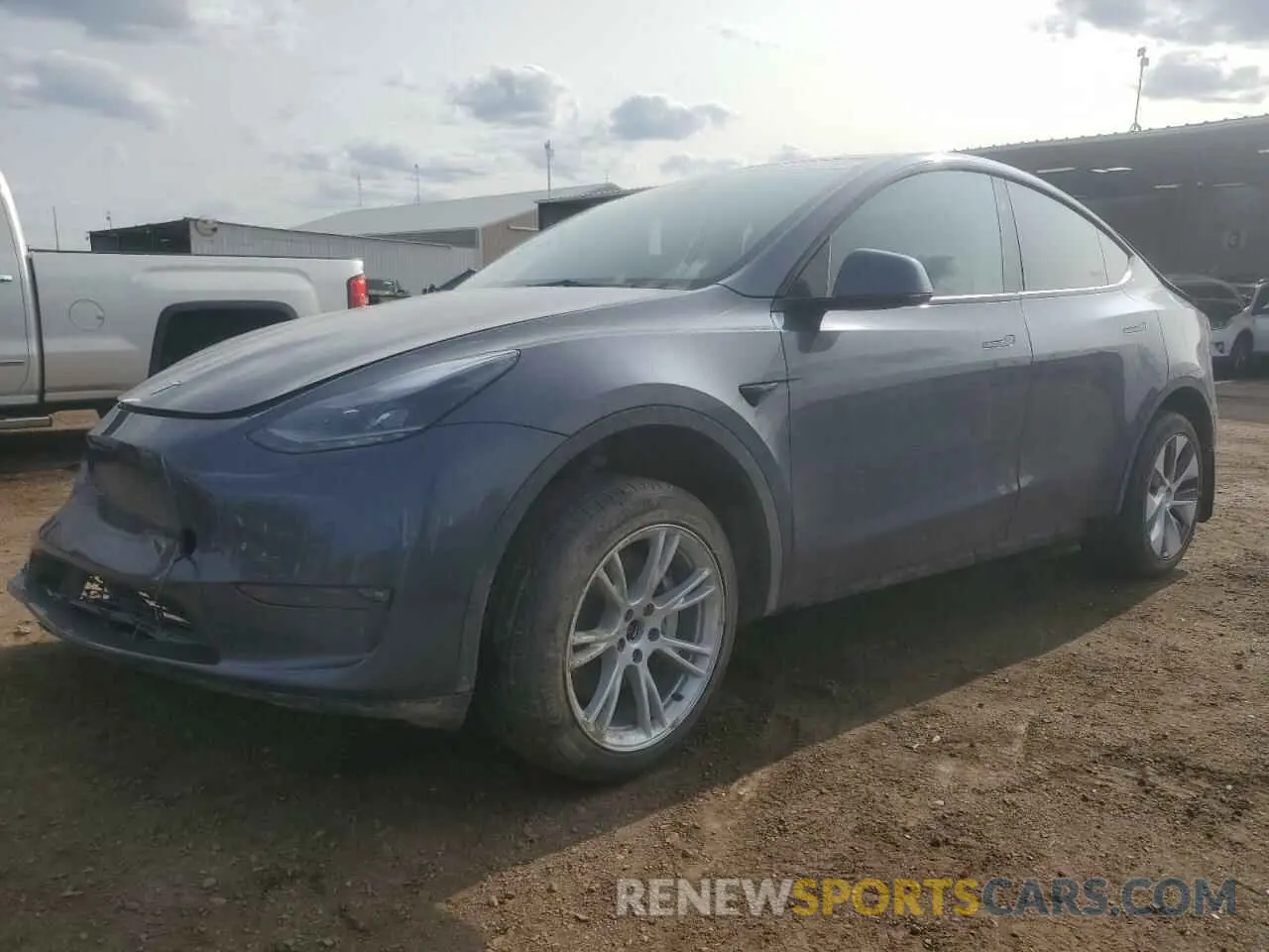 1 Photograph of a damaged car 7SAYGDEEXPF874929 TESLA MODEL Y 2023