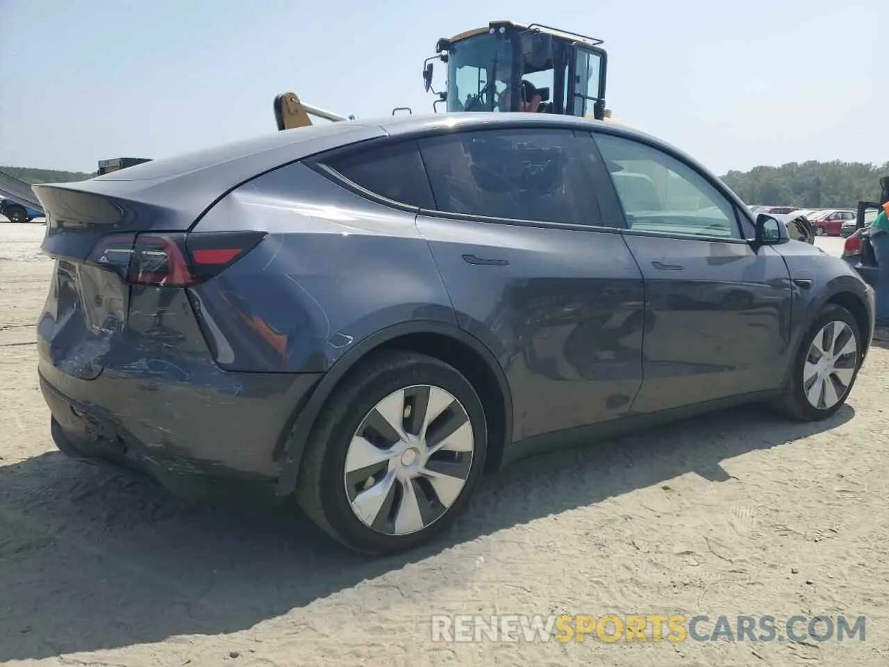 3 Photograph of a damaged car 7SAYGDEEXPF880570 TESLA MODEL Y 2023