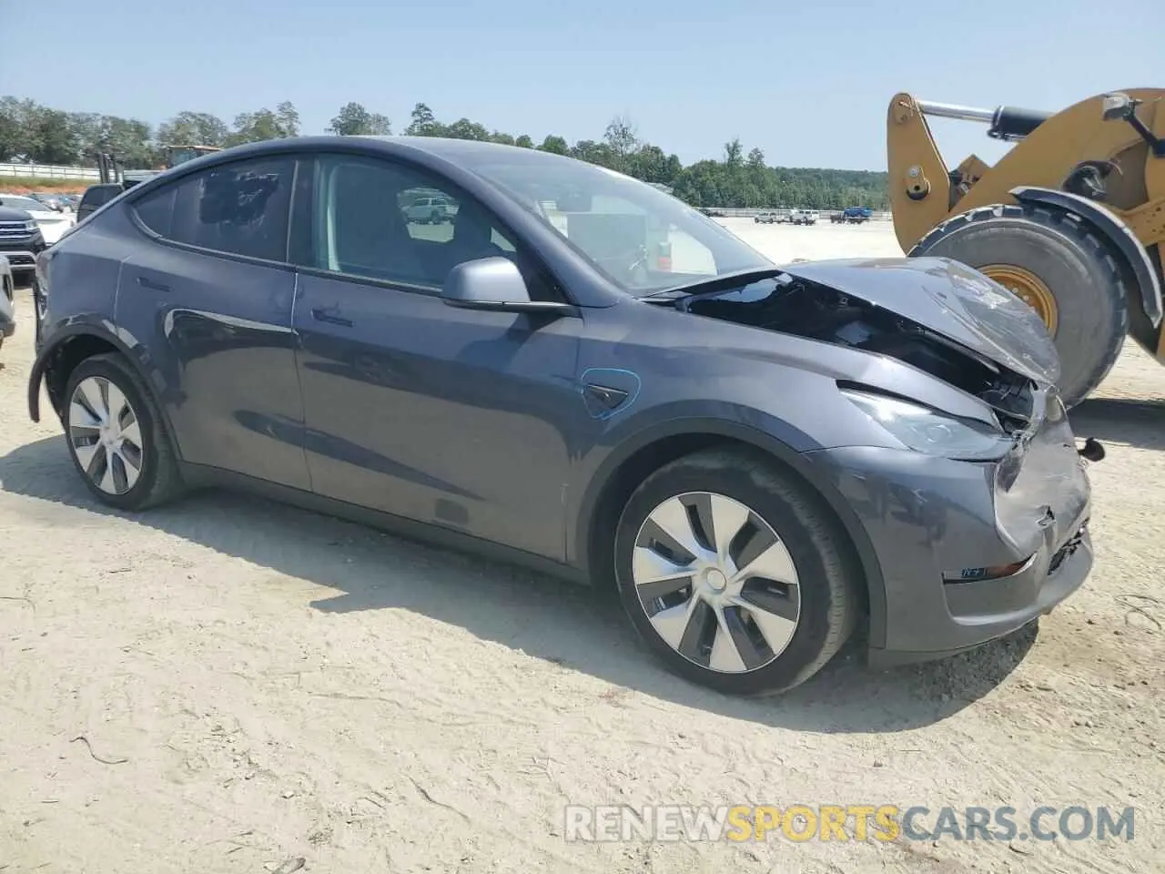 4 Photograph of a damaged car 7SAYGDEEXPF880570 TESLA MODEL Y 2023