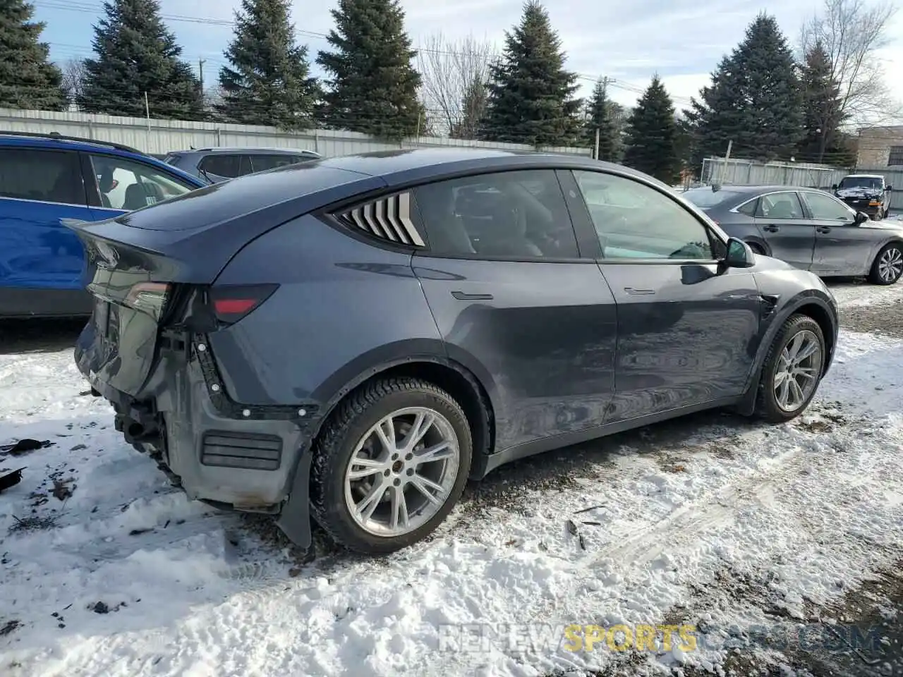 3 Photograph of a damaged car 7SAYGDEEXPF883467 TESLA MODEL Y 2023