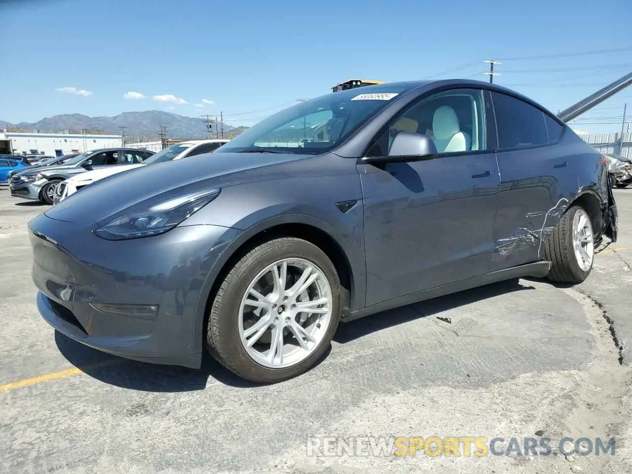 1 Photograph of a damaged car 7SAYGDEEXPF889351 TESLA MODEL Y 2023