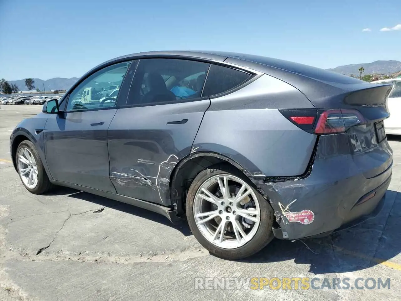 2 Photograph of a damaged car 7SAYGDEEXPF889351 TESLA MODEL Y 2023