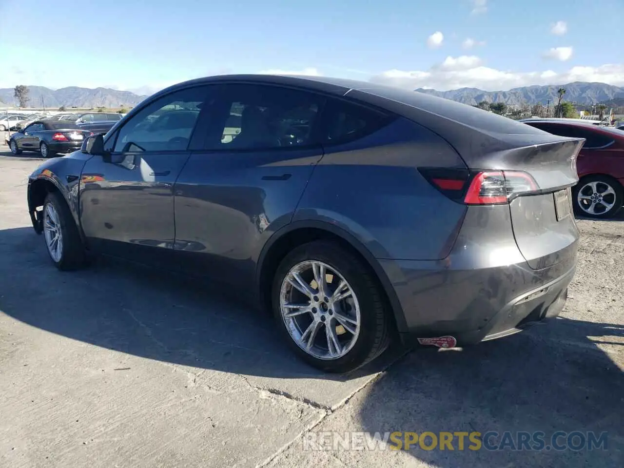 2 Photograph of a damaged car 7SAYGDEEXPF906326 TESLA MODEL Y 2023