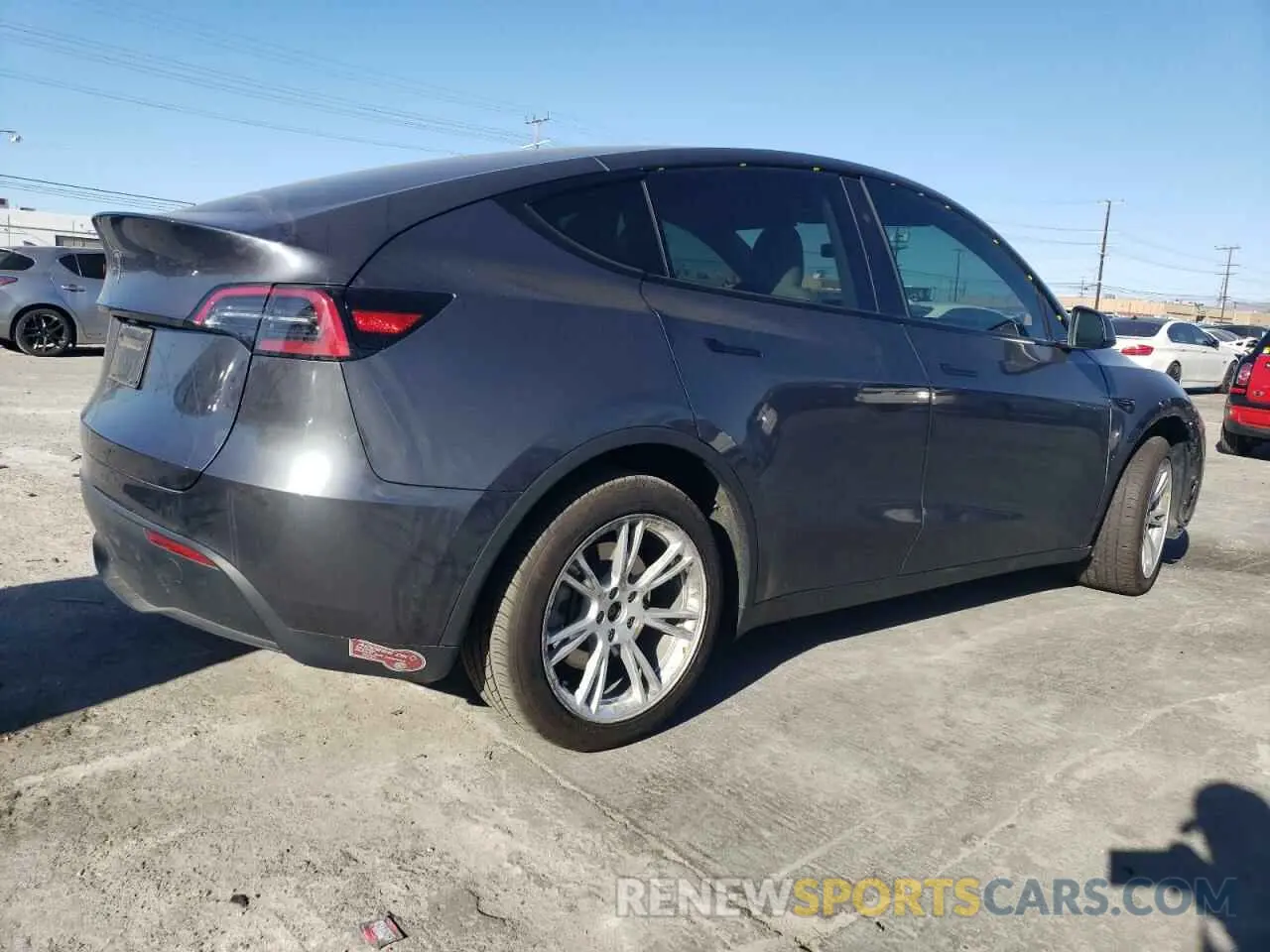 3 Photograph of a damaged car 7SAYGDEEXPF906326 TESLA MODEL Y 2023