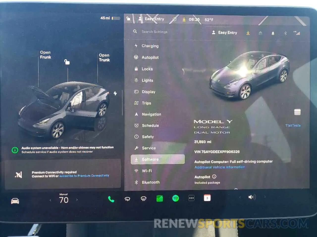9 Photograph of a damaged car 7SAYGDEEXPF906326 TESLA MODEL Y 2023
