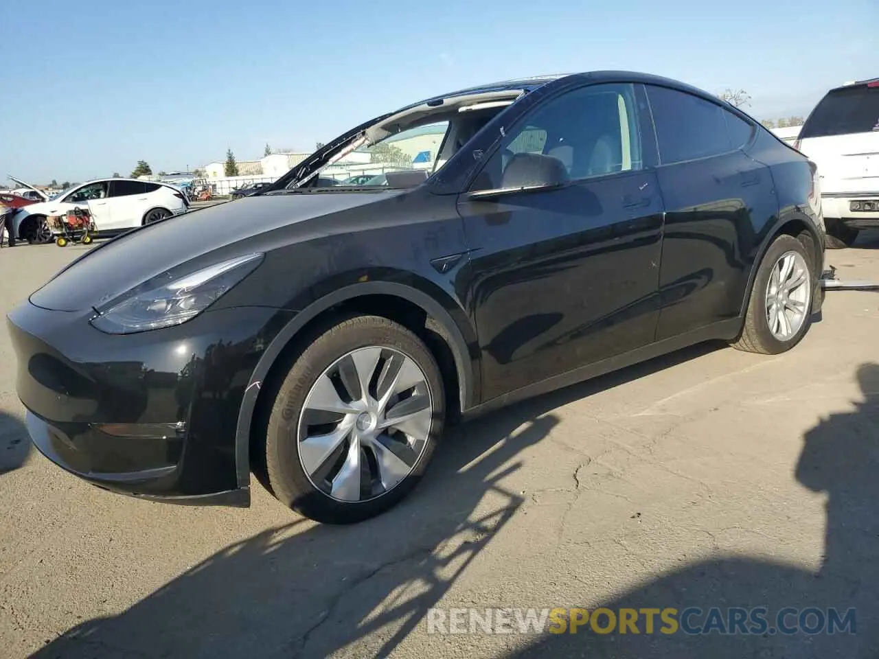 1 Photograph of a damaged car 7SAYGDEEXPF937690 TESLA MODEL Y 2023