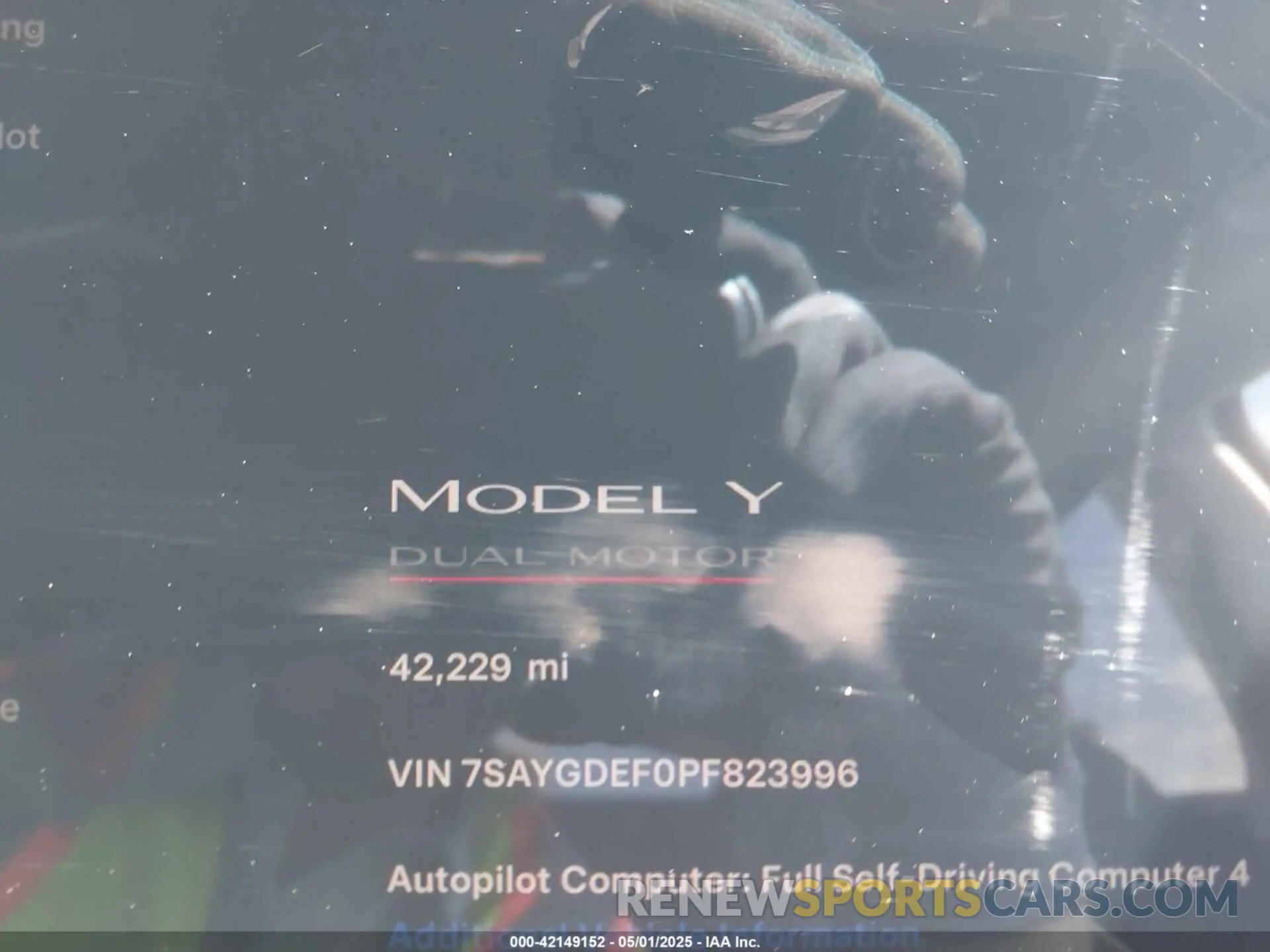 7 Photograph of a damaged car 7SAYGDEF0PF823996 TESLA MODEL Y 2023