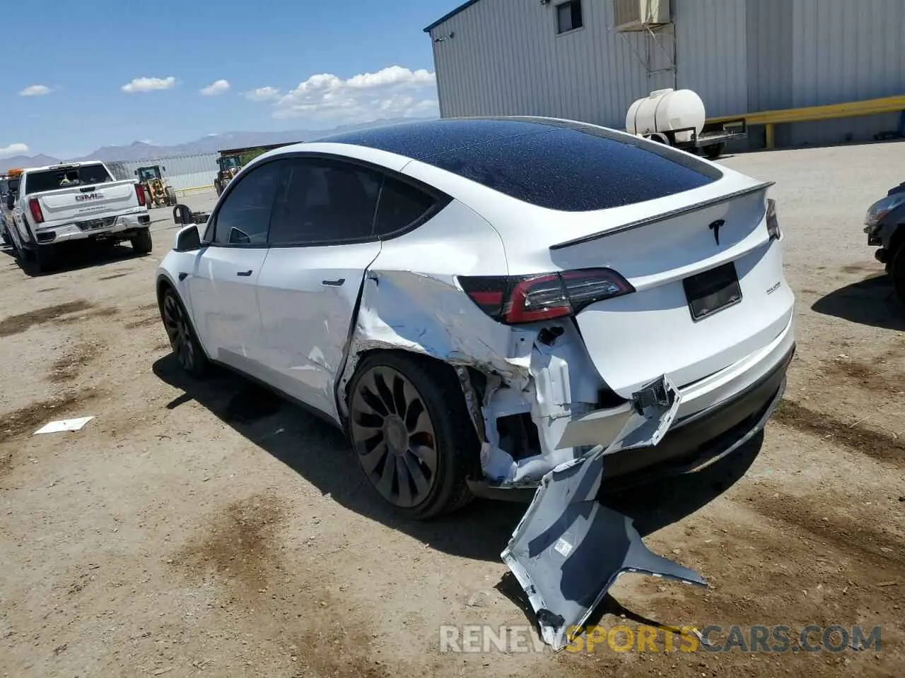 2 Photograph of a damaged car 7SAYGDEF0PF827191 TESLA MODEL Y 2023