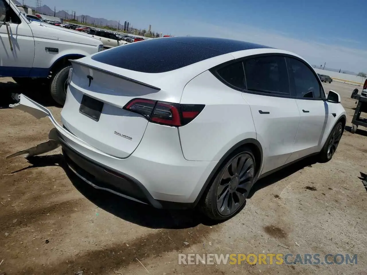 3 Photograph of a damaged car 7SAYGDEF0PF827191 TESLA MODEL Y 2023